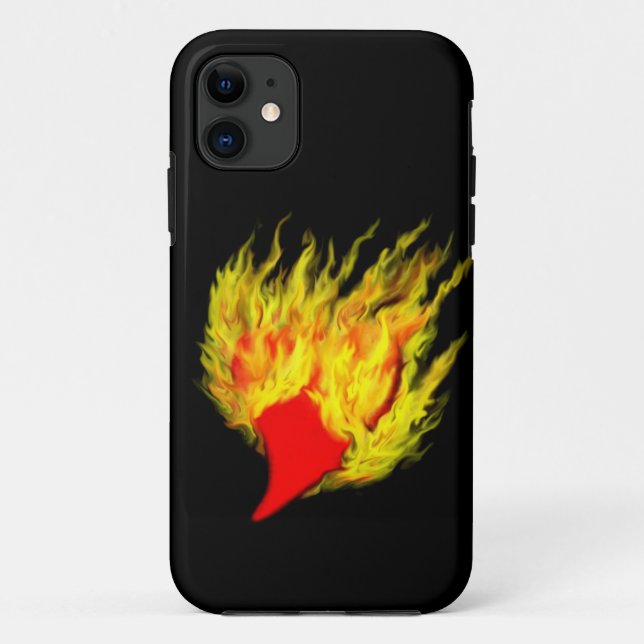 Heart in Flames Case-Mate iPhone Case (Back)