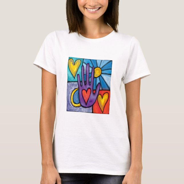Heart in Hand T-shirt (Front)