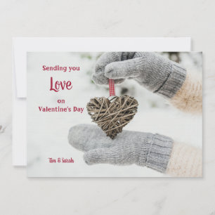 Heart in Hand Valentine's Day Card