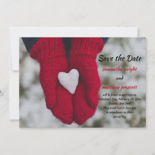 Heart in Hands Save the Date Announcement