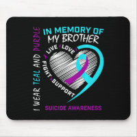 Heart In Memory Of My Brother Suicide Awareness Pr
