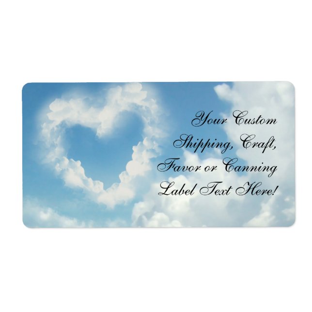 Heart in the Clouds, Blue Sky Romantic Love (Front)
