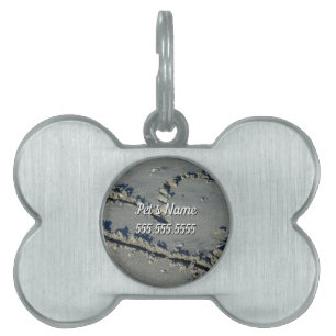 Heart In The Sand Pet ID Tag