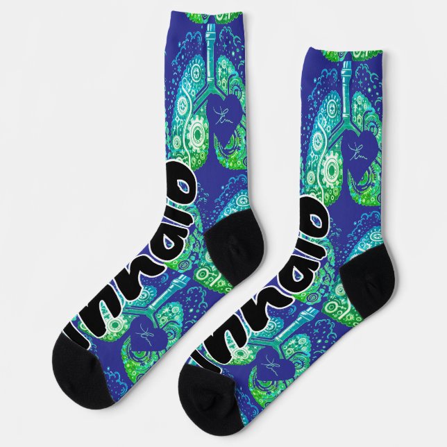 Heart Inhalo Socks (Left)