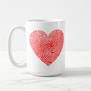 Heart ink  coffee mug