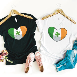 Heart Ireland Shamrock T-Shirt