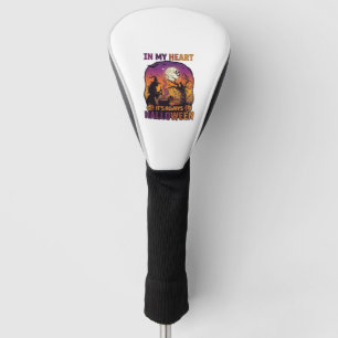 Heart Its Always Halloween Witch Cauldron Tree Moo Golf Head Cover