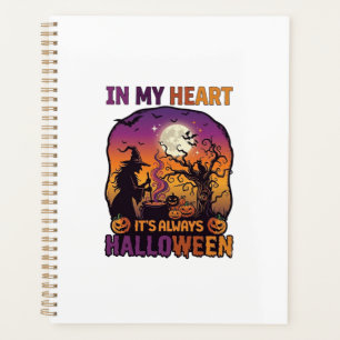 Heart Its Always Halloween Witch Cauldron Tree Moo Planner