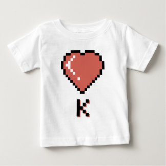 Heart King black outline Baby T-Shirt