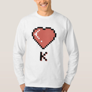 Heart King black outline T-Shirt