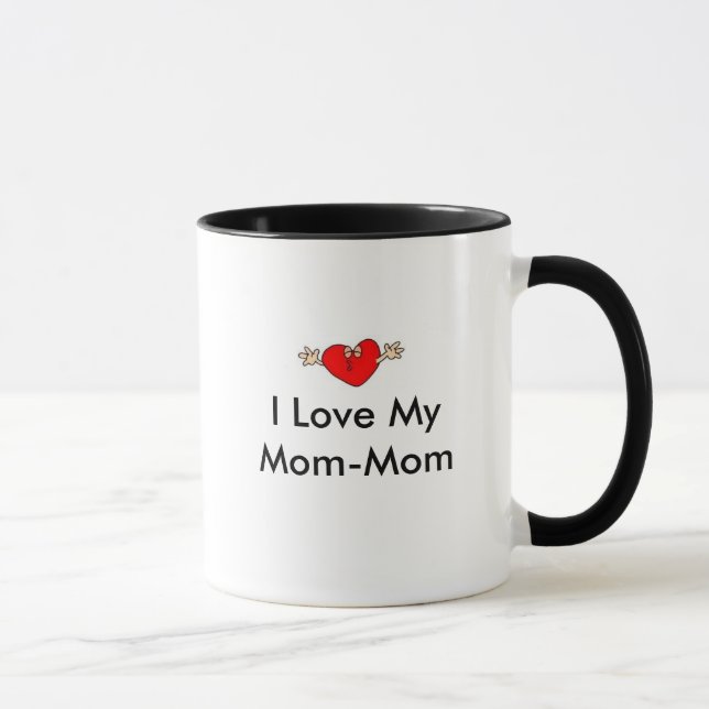 Heart-Kissing, I Love My Mum-Mum Mug (Right)