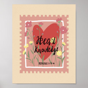 Heart knowledge poster