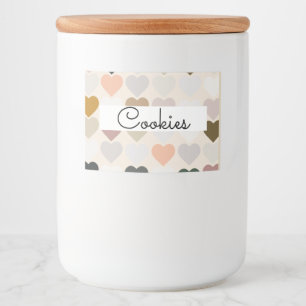 Heart label Cookie jar