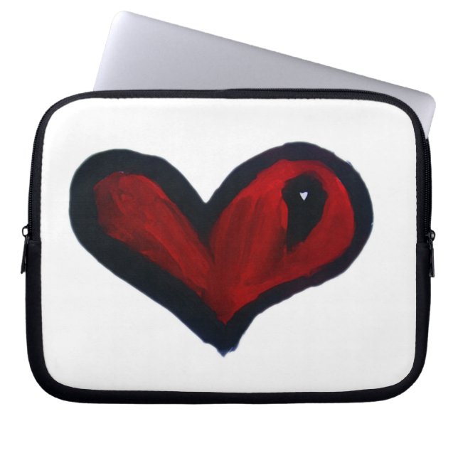 Heart Laptop Sleeve (Front)