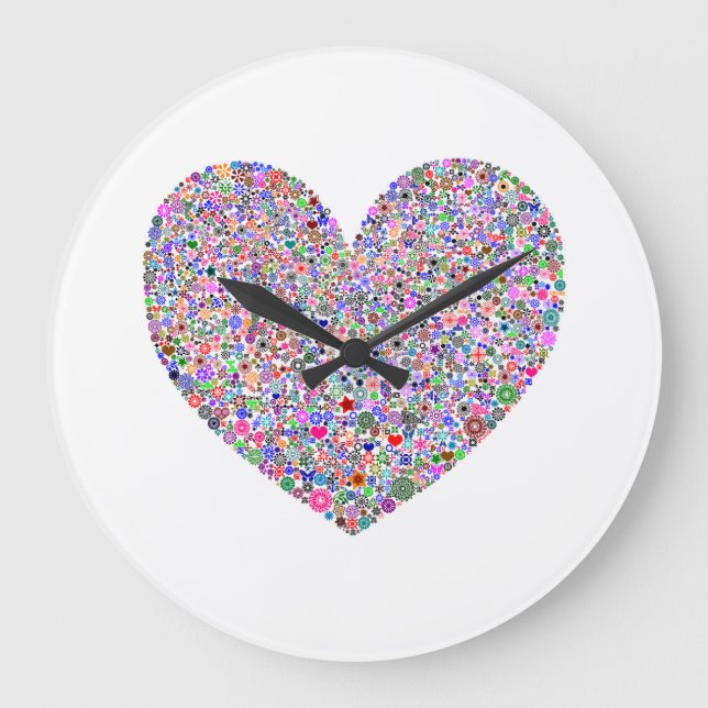 Heart Large Clock (Front)