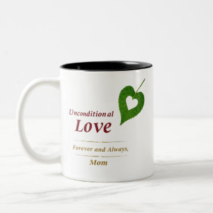 Heart Leaf Love – Mom Mug