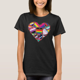 Heart Lgbt Proud Ally Gay Lesbian Transgender Prid T-Shirt