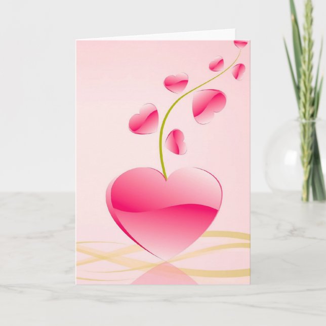 Heart Life Greeting Card (Front)