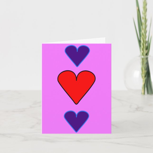 Heart LIne Valentine’s Day Card (Front)