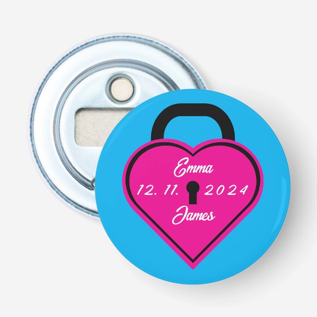 Heart lock bottle opener (Front)