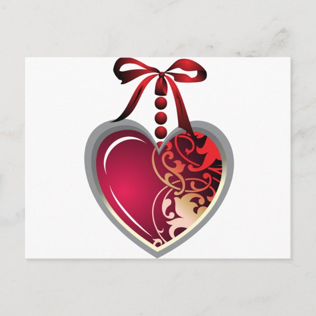 Heart Locket Postcard (Front)