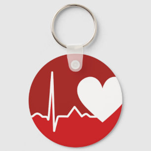 Heart Logo Key Ring