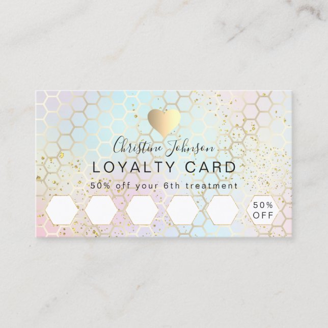 heart logo loyalty card (Front)