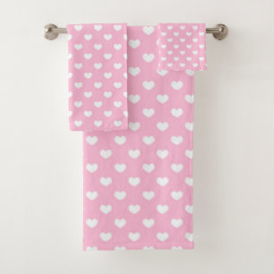 Heart Love Bath Towel Set
