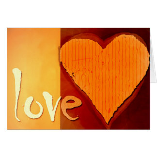Heart love card