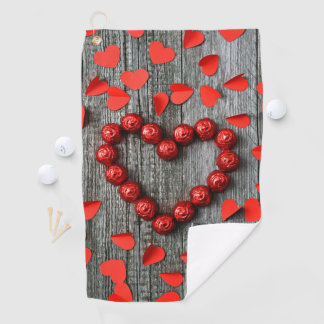 Heart Love Hearts Golf Pattern Destiny's Destiny Towel