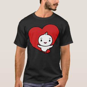 Heart love in love cute cute little baby child duc T-Shirt