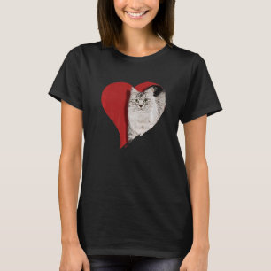 Heart Love Kitten For Animal And Cute Cat T-Shirt
