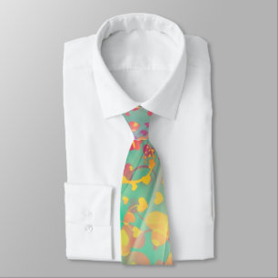 Heart Love Pattern Pastel Design Tie