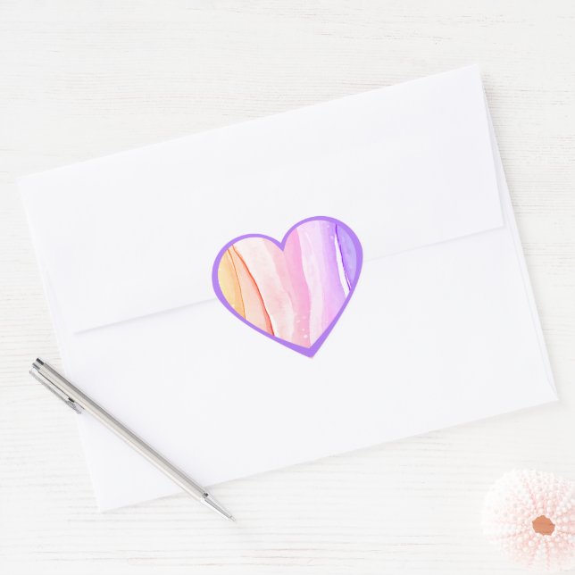 heart Love stickers (Envelope)