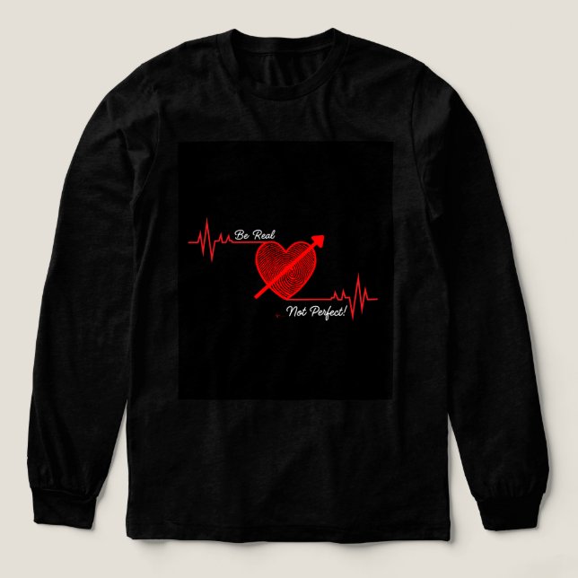 Heart Love T-Shirt – Romantic Graphic Tee for Ever (Design Front)