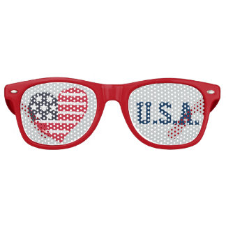 Heart  Love U.S.A Lens Sunglasses/ Shades
