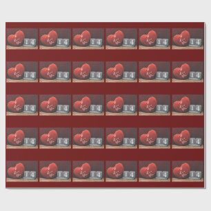 Heart & Love Valentine's Day Wrapping Paper