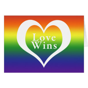Heart Love Wins Rainbow