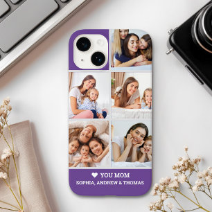 Heart Loves You Mother's Day Photo Collage Case-Mate iPhone 14 Case
