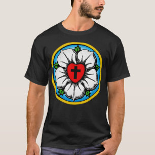 Heart Lutheran Rose T-Shirt