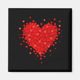Heart Made Of Hearts Valentines Day Womens Teens G Magnet