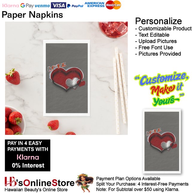 Heart Magic Charcoal Paper Napkin Guest Towel  (Love Hearts Charcoal Paper Napkin Guest Towel.)