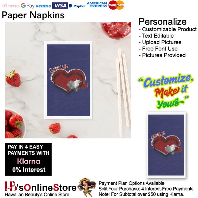 Heart Magic Navy Blue Paper Napkin Guest Towel  (Love Hearts Navy Paper Napkin Guest Towel.)