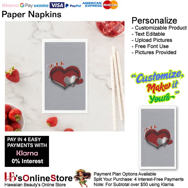 Heart Magic Silver Gray Paper Napkin Guest Towel  (Love Hearts Gray Paper Napkin Guest Towel.)