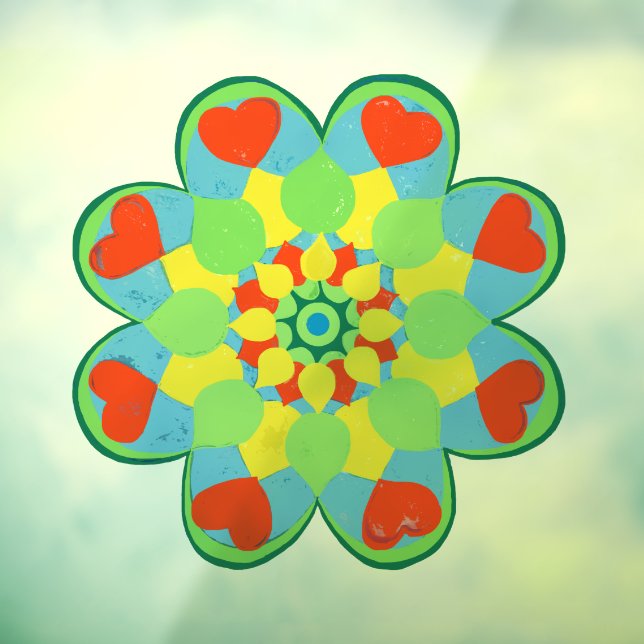  Heart Mandala   (Sheet 3)