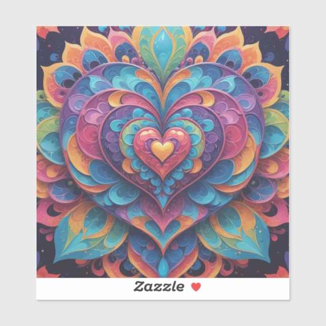 Heart Mandala (Sheet)