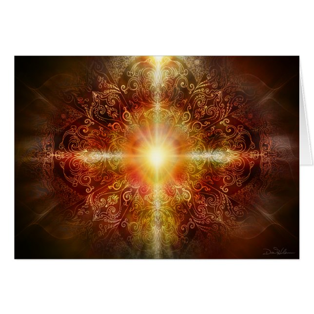 Heart Mandala Brown (Front Horizontal)