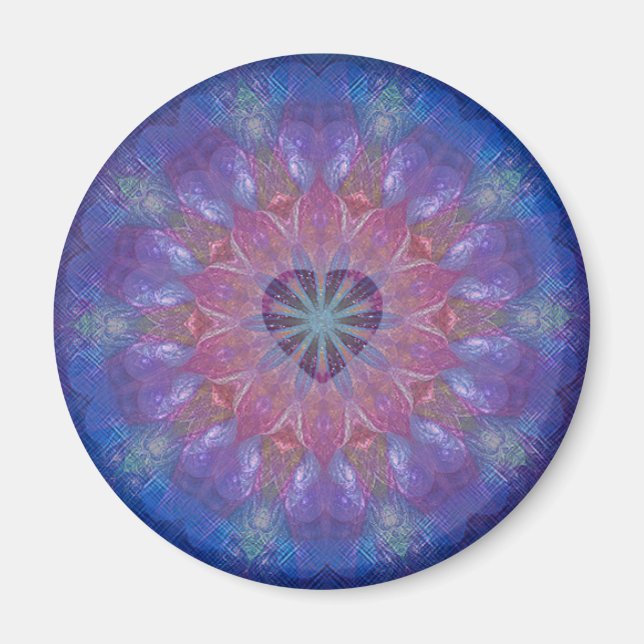 Heart Mandala Magnet (Front)