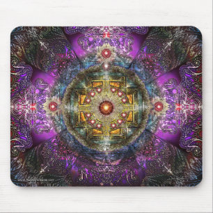 Heart Mandala Mouse Pad