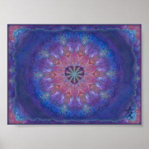 Heart Mandala Poster